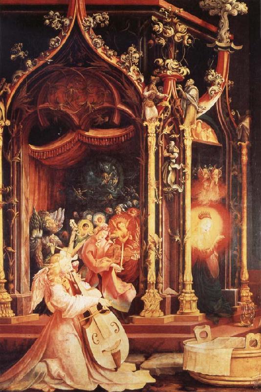 Grunewald, Matthias Der Isenheimer Altar.Ausschnitt:Engelskonzert oil painting image